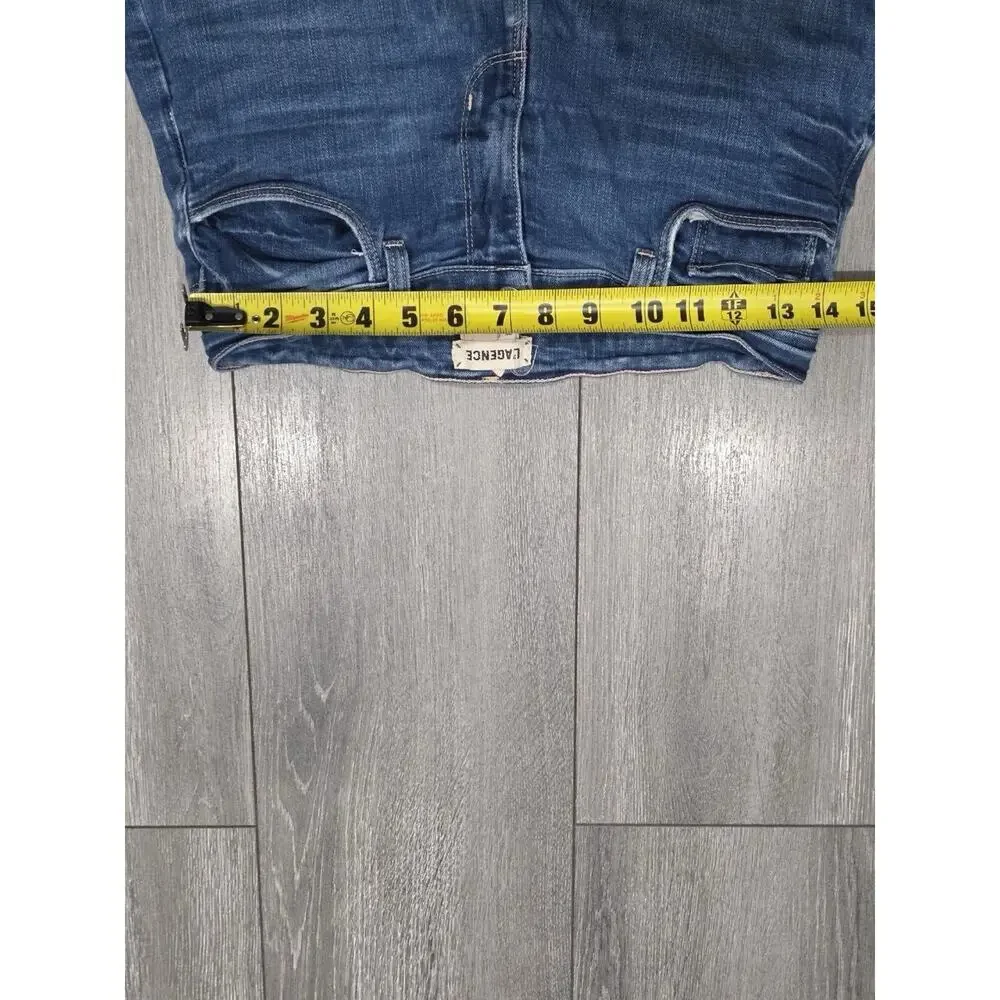 L’Agence Women’s Sada Mid Rise Cropped Jeans Distressed Size 26 A003428 - Picture 4 of 10